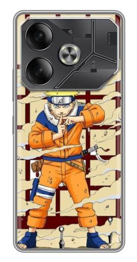 Чехол с картинкой "naruto uzumaki" для Tecno Pova 6