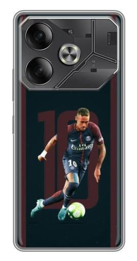 Чехол с картинкой "Неймар 10" для Tecno Pova 6