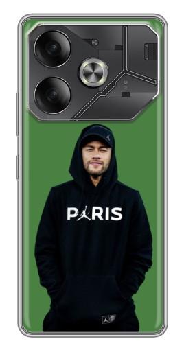 Чехол с принтом "Неймар Paris" для Tecno Pova 6