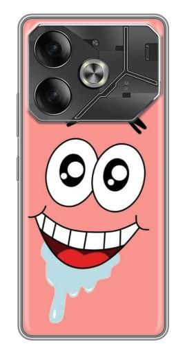Чехол с печатью "Патрик" для Tecno Pova 6