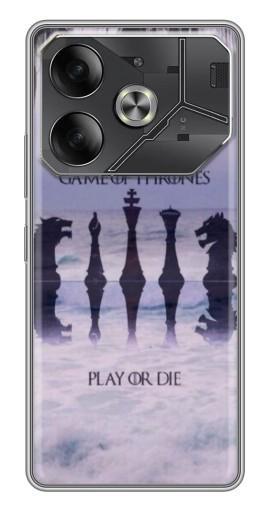 Чехол с картинкой "Play or Die" для Tecno Pova 6