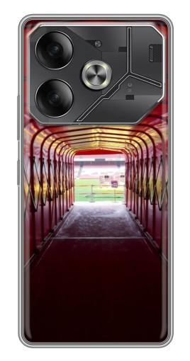 Чехол с картинкой "Подтрибунная с Олд Трафорд" для Tecno Pova 6
