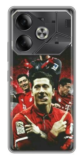 Чехол с картинкой "Польский футболист" для Tecno Pova 6