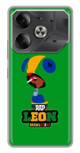 Силиконовый чехол с изображением "RAP Leon" для Tecno Pova 6