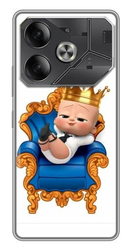 Чехол с печатью "Ребенок Король" для Tecno Pova 6