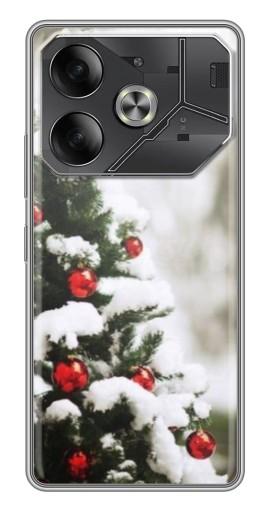 Чехол с печатью "Рождественская елка" для Tecno Pova 6