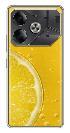 Чехол с картинкой "Сочный лимон" для Tecno Pova 6