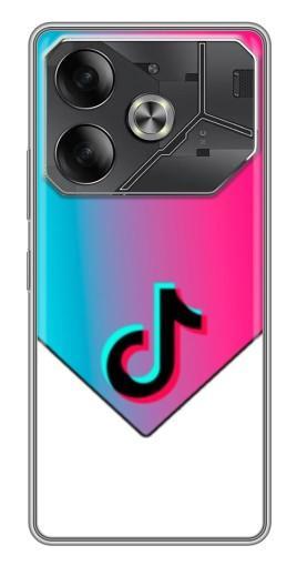 Чехол с принтом "Tiktok Logo" для Tecno Pova 6