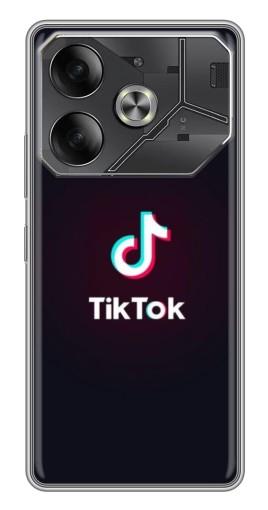 Чехол с принтом "TikTok темный" для Tecno Pova 6