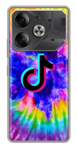 Силиконовый чехол с изображением "TikTok в красках" для Tecno Pova 6