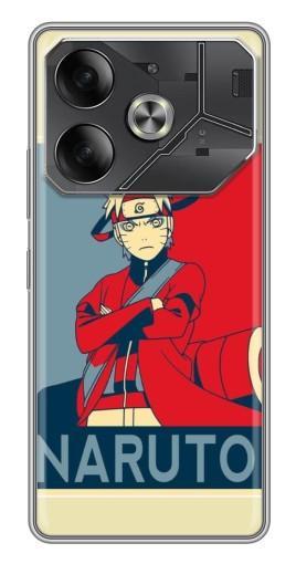 Чехол с принтом "Удзумаки Naruto" для Tecno Pova 6