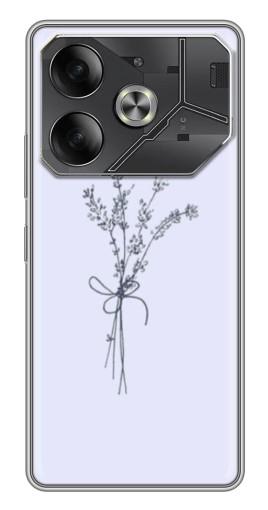 Чехол с картинкой "Веточки лаванды" для Tecno Pova 6