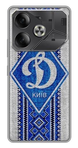 Чехол с картинкой "Вышиванка Динамо" для Tecno Pova 6