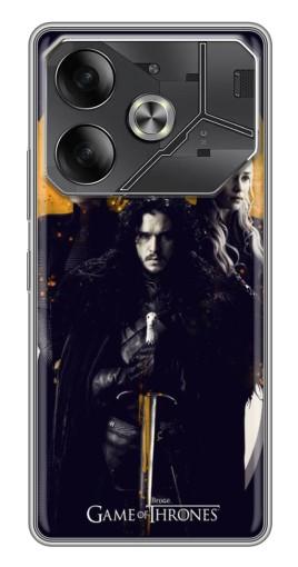 Чехол с печатью "Winter Coming" для Tecno Pova 6