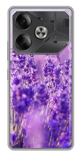 Чехол с картинкой "Яркая лаванда" для Tecno Pova 6