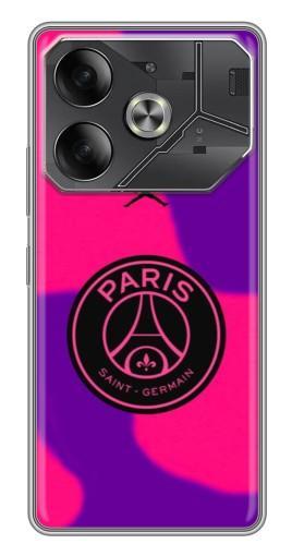 Чехол с картинкой "Яркий лого PSG" для Tecno Pova 6
