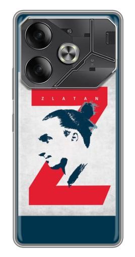 Чехол с печатью "Zlatan" для Tecno Pova 6