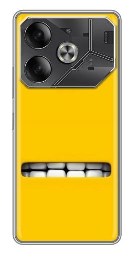 Чехол с принтом "Зубы миньона" для Tecno Pova 6