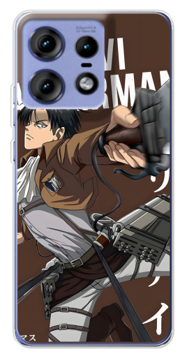 Чехол с картинкой "Ackermankerman levi" для Motorola Edge 50 Pro