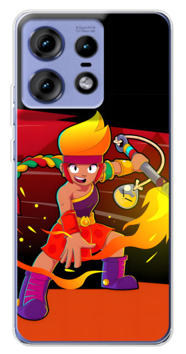 Чехол с картинкой "Амбер в дуэли" для Motorola Edge 50 Pro