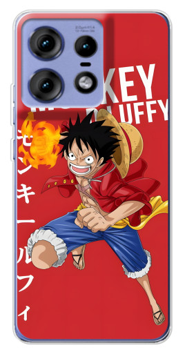 Чехол с печатью "Атакующий D Luffy" для Motorola Edge 50 Pro