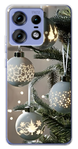 Чехол с принтом "Белые шары " для Motorola Edge 50 Pro