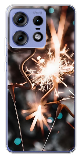 Чехол с печатью "Бенгальские огни" для Motorola Edge 50 Pro