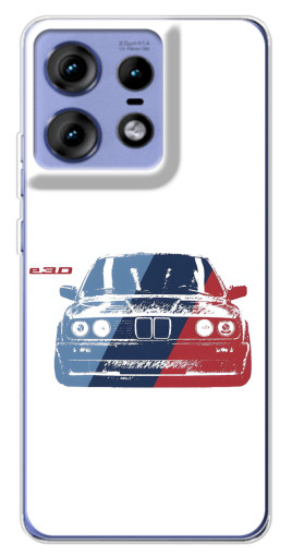 Силиконовый чехол с изображением "BMW e30" для Motorola Edge 50 Pro