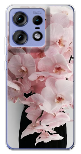 Силиконовый чехол с изображением "Букет орхидеи" для Motorola Edge 50 Pro