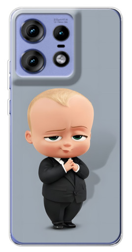 Чехол с картинкой "Деловой ребенок" для Motorola Edge 50 Pro