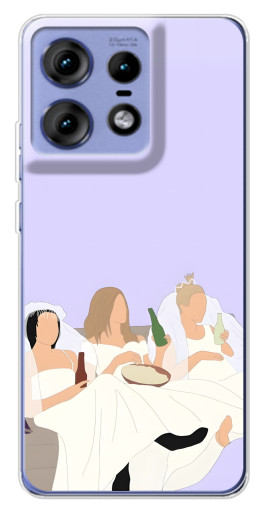 Чехол с картинкой "Девушки Друзья" для Motorola Edge 50 Pro