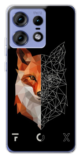 Чехол с принтом "Fox" для Motorola Edge 50 Pro
