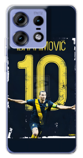 Чехол с принтом "Ибрагимович 10" для Motorola Edge 50 Pro