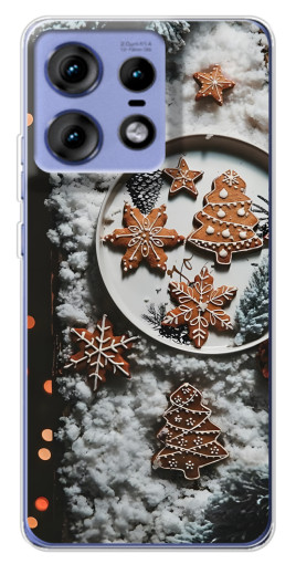 Чехол с печатью "Имбирные пряники" для Motorola Edge 50 Pro