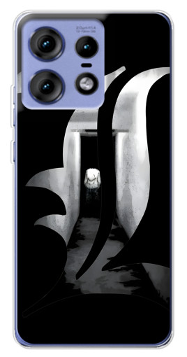 Чехол с картинкой "Инициали Лоулайта" для Motorola Edge 50 Pro