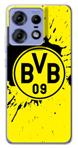 Силиконовый чехол с изображением "Красочный лого BVB" для Motorola Edge 50 Pro