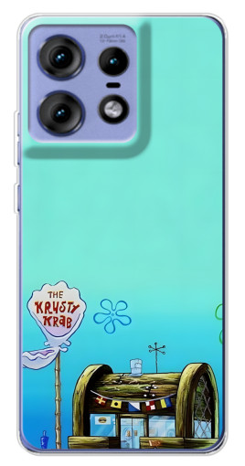Чехол с принтом "Krusty Krab" для Motorola Edge 50 Pro
