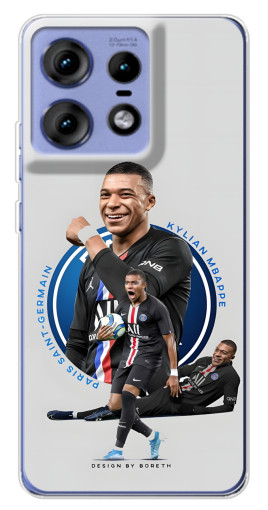 Чехол с печатью "Kylian Mbappe" для Motorola Edge 50 Pro