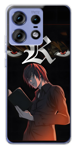 Чехол с печатью "Лайт Ягами Death Note" для Motorola Edge 50 Pro