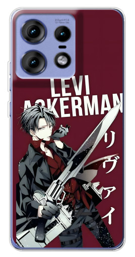 Силиконовый чехол с изображением "levi Ackerman" для Motorola Edge 50 Pro