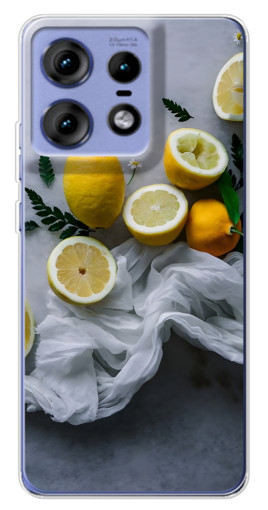 Чехол с принтом "Лимонное настроение" для Motorola Edge 50 Pro