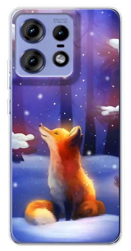 Чехол с печатью "Лисичка в лесу" для Motorola Edge 50 Pro