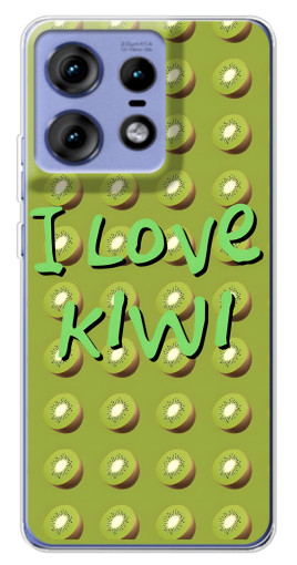 Чехол с картинкой "Love Kiwi" для Motorola Edge 50 Pro
