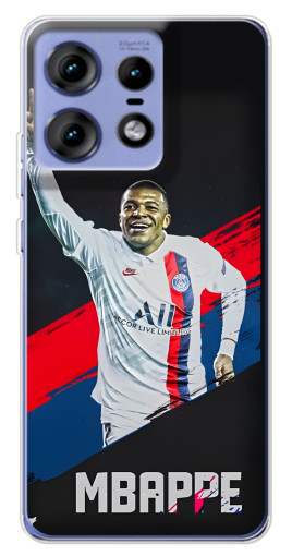 Чехол с картинкой "Mbappe в ПСЖ" для Motorola Edge 50 Pro