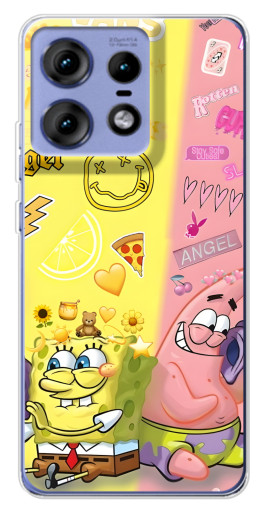 Чехол с картинкой "Модный разговор" для Motorola Edge 50 Pro