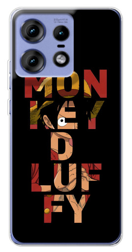 Силиконовый чехол с изображением "Monky d Luffy" для Motorola Edge 50 Pro