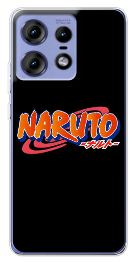 Чехол с принтом "Надпись Naruto" для Motorola Edge 50 Pro