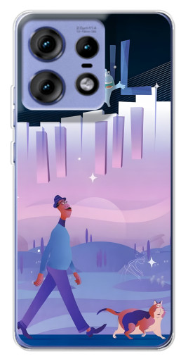 Чехол с картинкой "Постер к мультику" для Motorola Edge 50 Pro