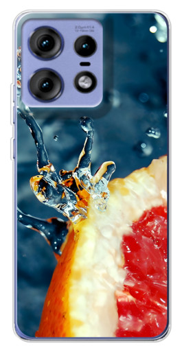 Чехол с картинкой "Сочный грейпфрут" для Motorola Edge 50 Pro