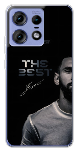 Чехол с печатью "The Best Messi" для Motorola Edge 50 Pro